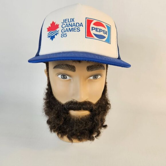 Vintage Canada Games 1985 Pepsi Trucker Hat - Picture 1 of 8